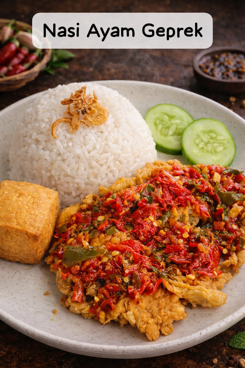 Nasi Ayam Geprek
