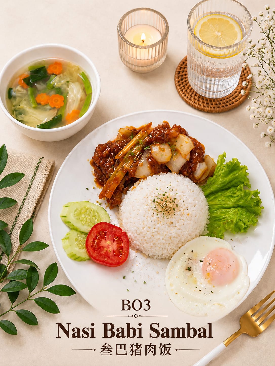 B03 Nasi Babi Sambal