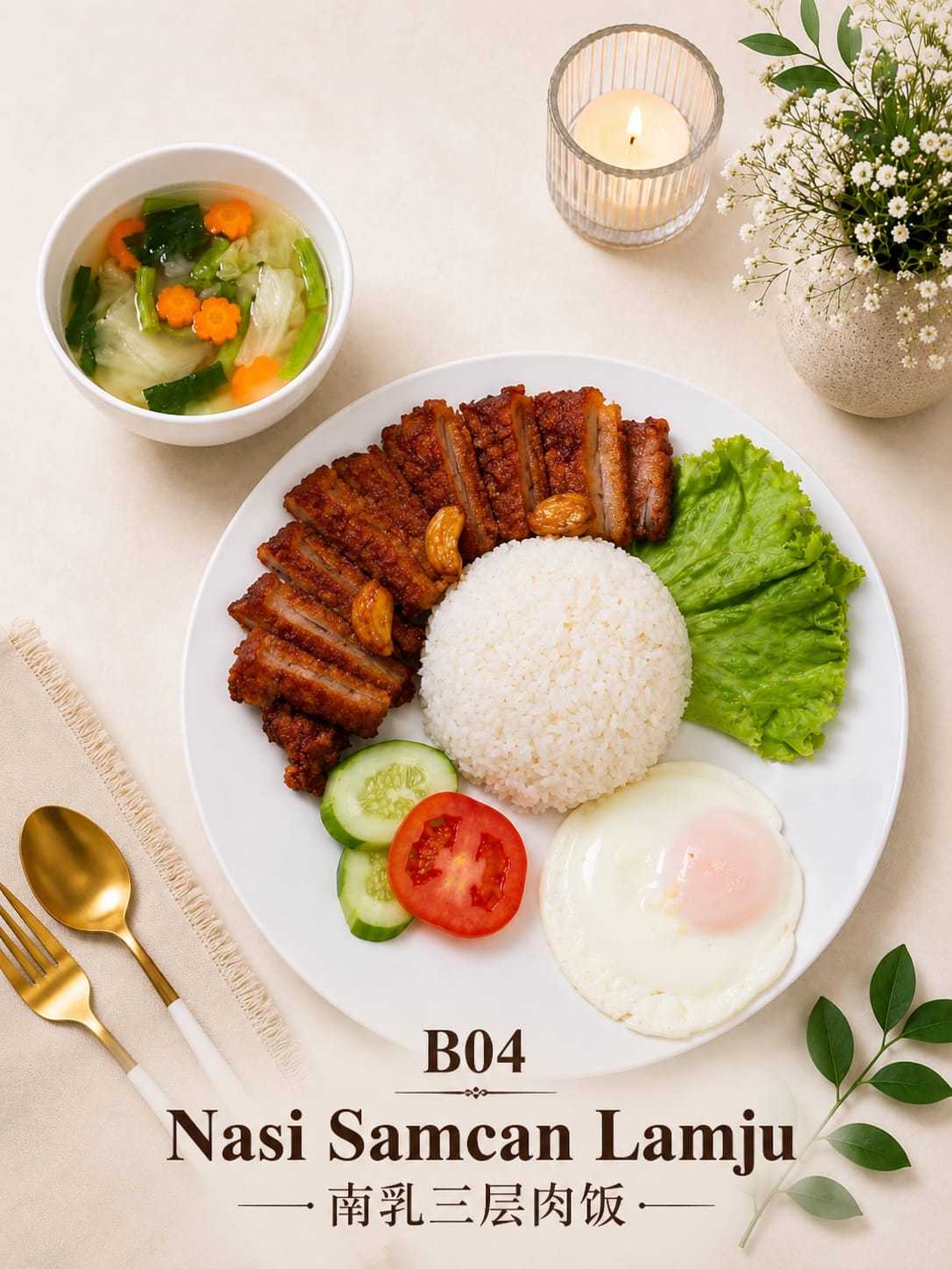 B04 Nasi Samcan Lamju